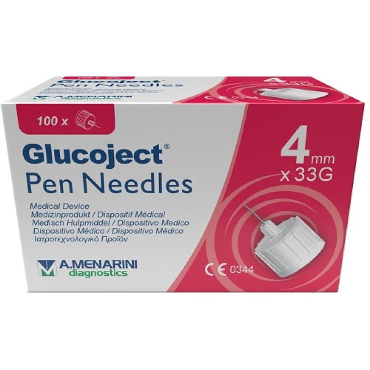 Ago Penna 4mm G33 Glucojet 100 Pezzi