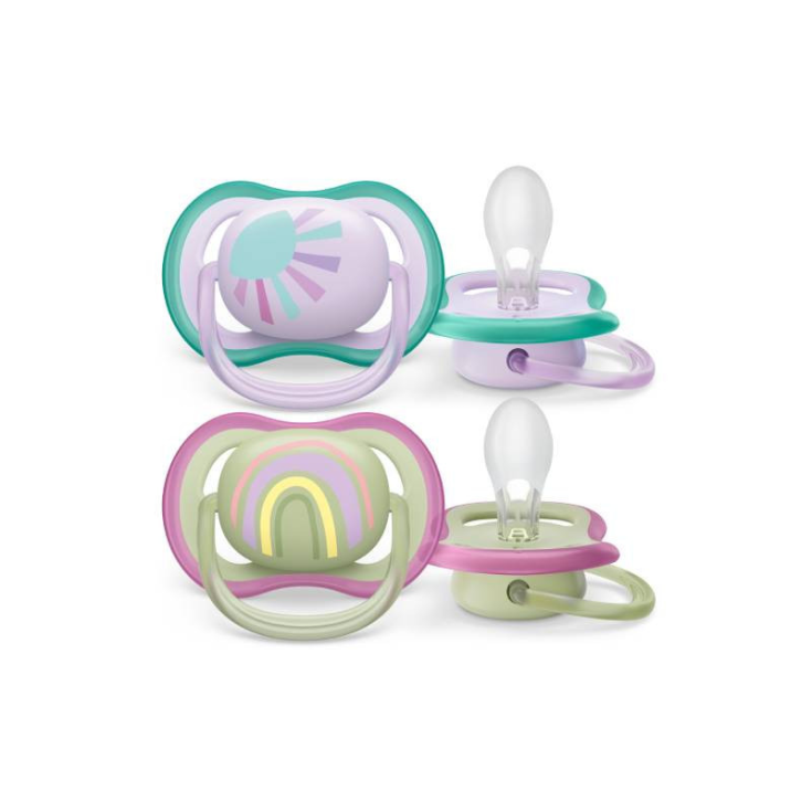 Succhietti Ultra Air Deco Girl 0-6M Philips Avent 2 Pezzi