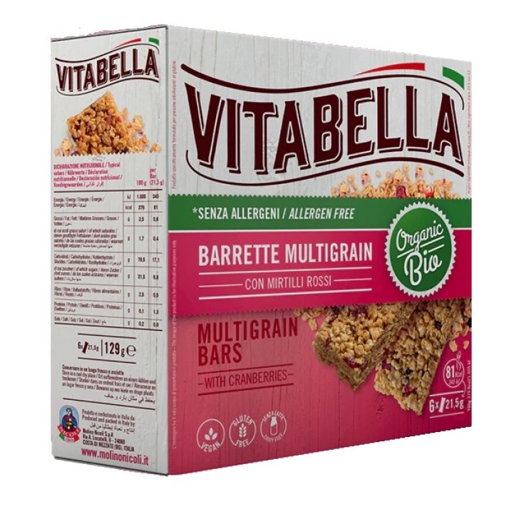 Barretta Multigrain Mirtillo Vitabella 21,5g