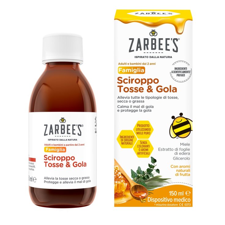 Sciroppo Tosse e Gola Zarbee's 150ml