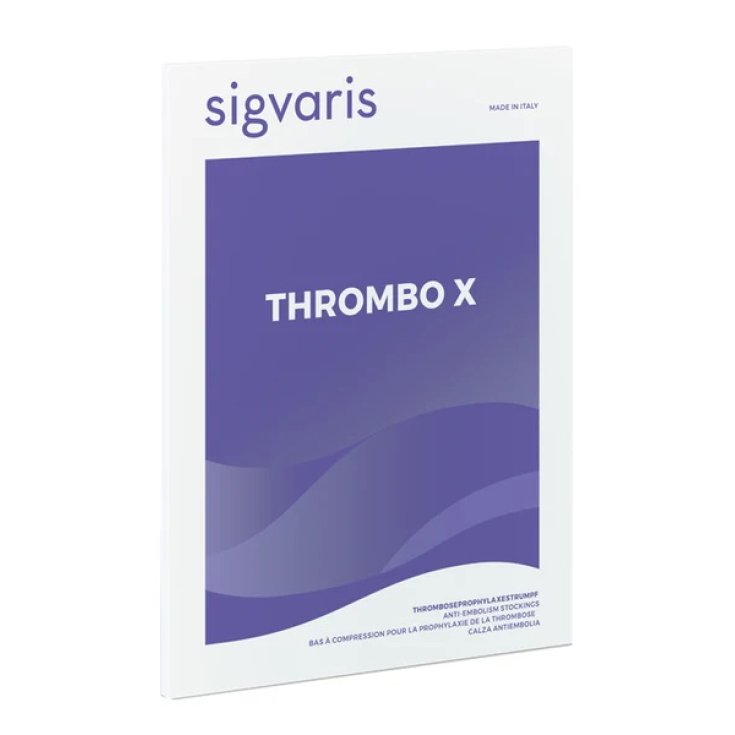 Calza Coscia Bianco Tg.M Corto Thrombo-X Sigvaris