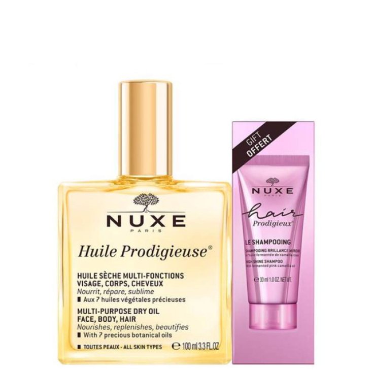 Huile Prodigieuse 100ml + Shampoo 30ml NUXE