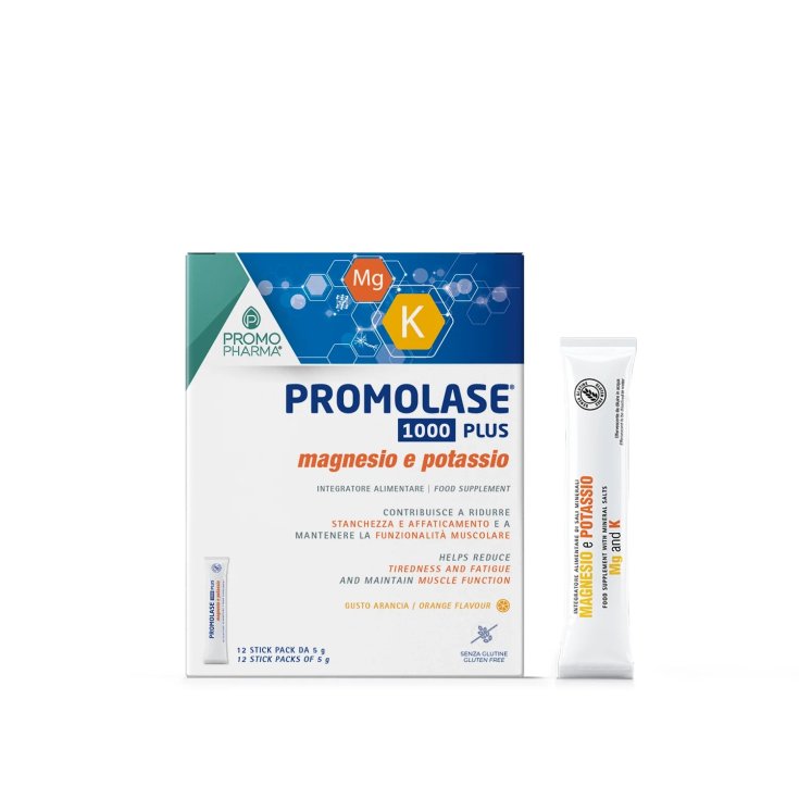 Promolase 1000 Plus Magnesio e Potassio 12 Stick