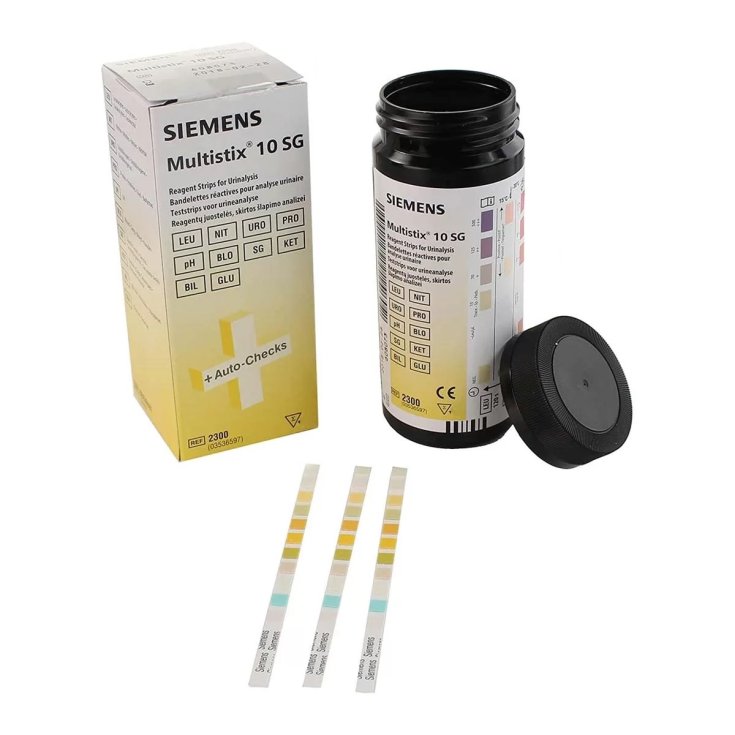 Multistix 10 SG Strisce Reattive Analisi Urine Siemens 50 Pezzi