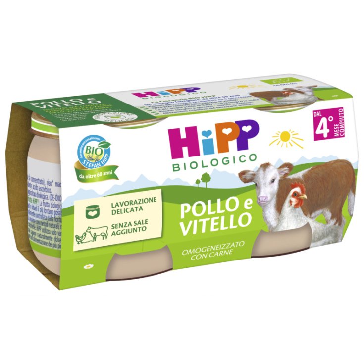 Pollo E Vitello Hipp Biologico 2x80g