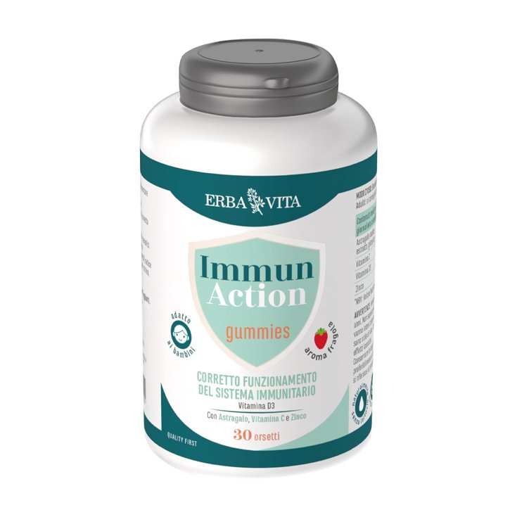 Immun Action Gummies Erba Vita 30 Gummies