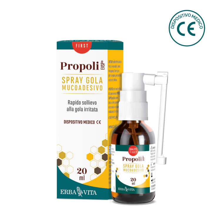 Propoli Evsp® Spray Gola Mucoadesivo Erba Vita 20ml