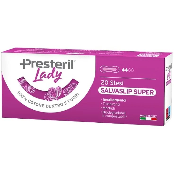 Lady Presteril® Salvaslip Super Stesi 20 Pezzi