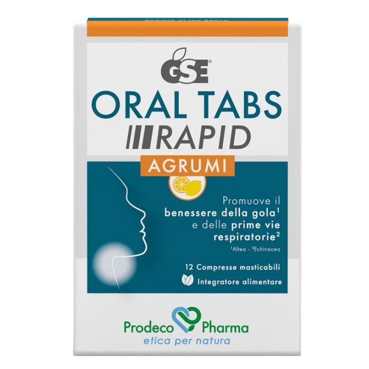 GSE® Oral Tabs Rapid Agrumi Prodeco Pharma 12 Compresse