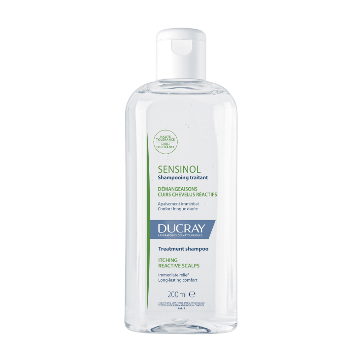Ducray Sensinol Shampoo trattante, cuoio capelluto sensibile e reattivo, 200ml