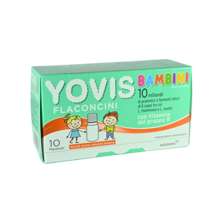 Yovis Bambini Gusto Banana ALFASIGMA 10 Flaconcini