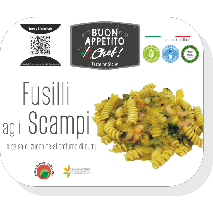 Fusilli Agli Scampi Buon Appetito Chef 300g