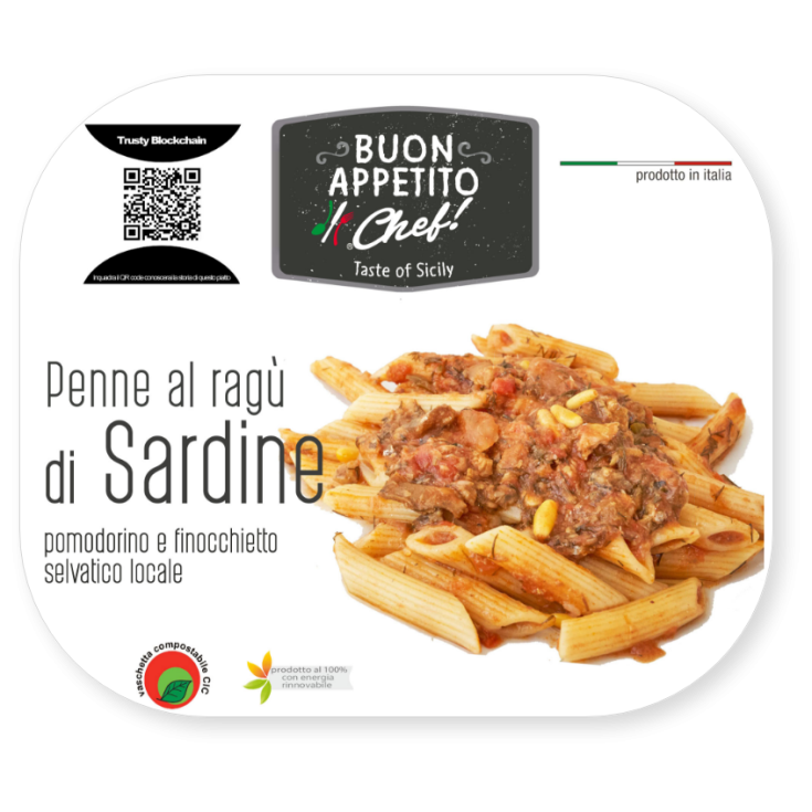 Penne Al Ragù Di Sardine Buon Appetito Chef 300g 