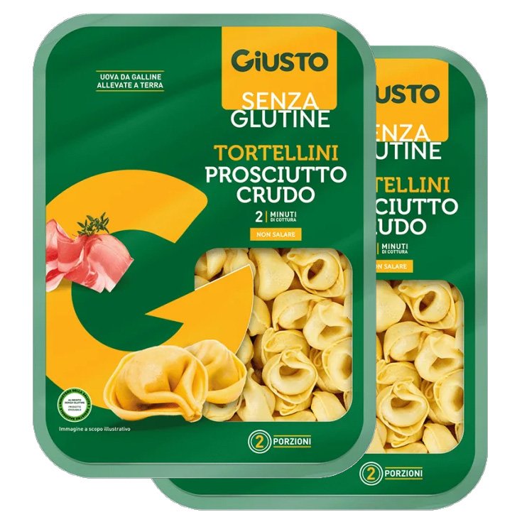 Tortellini Al Prosciutto Crudo Giusto 2x250g TP