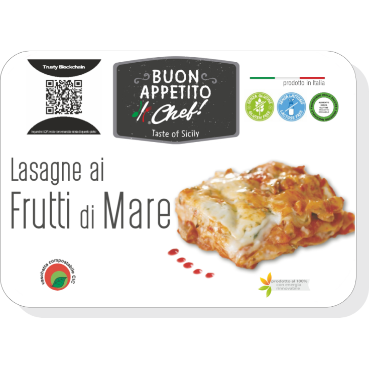 Lasagne Ai Frutti Di Mare Buon Appetito Chef 300g