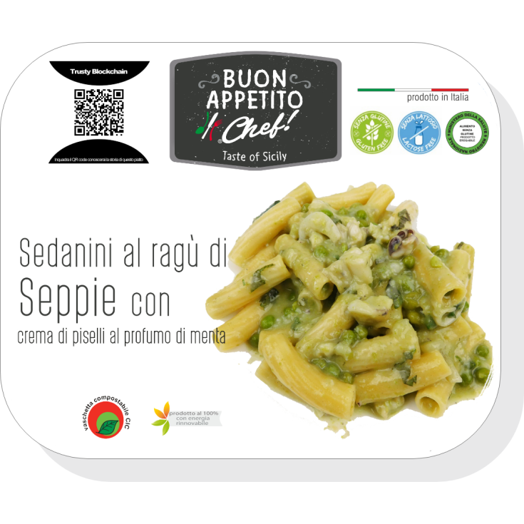 Sedanini Al Ragù Di Seppie Buon Appetito Chef 300g