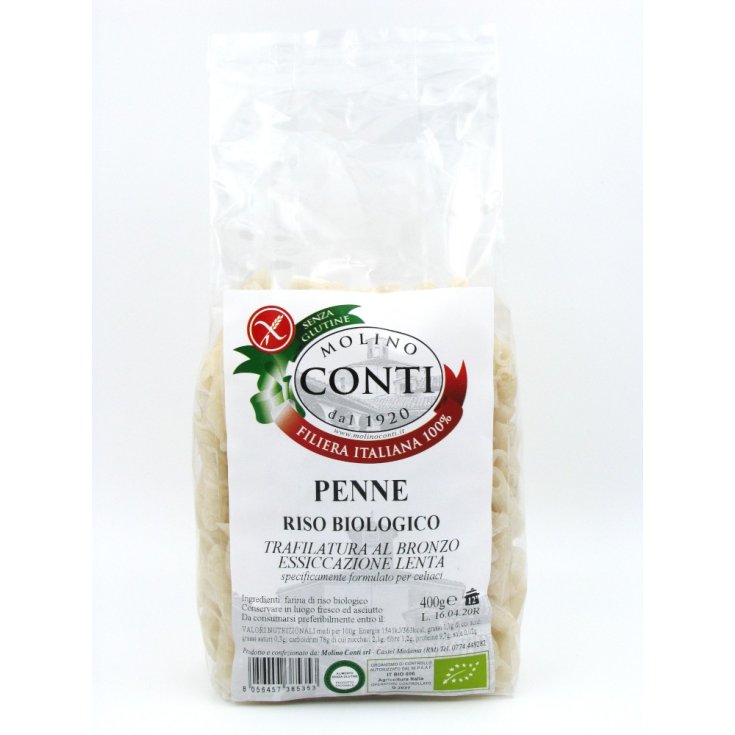 Penne Riso Biologico Molino Conti 400g