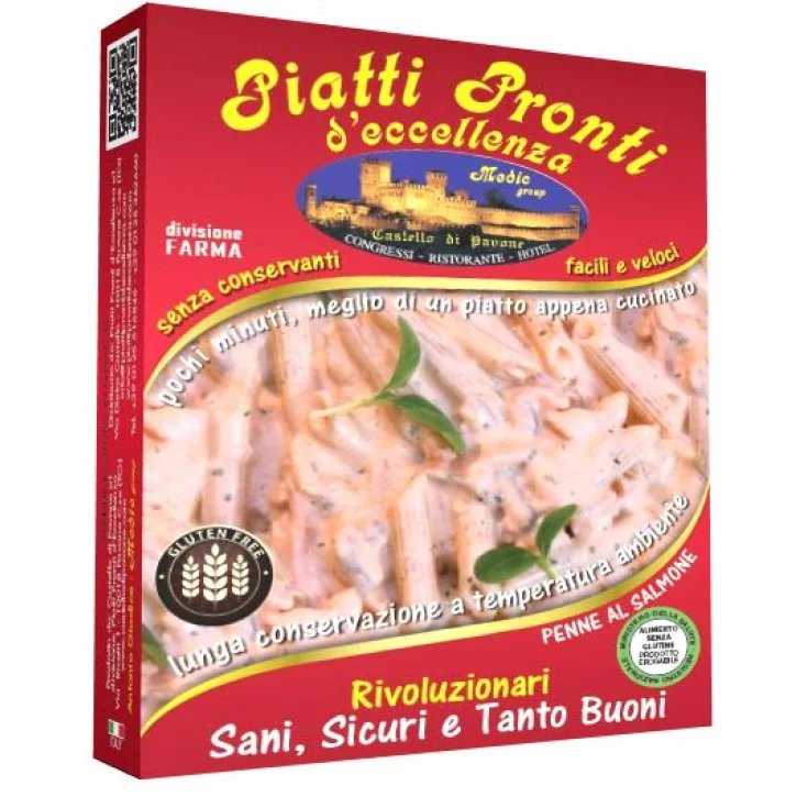 Piatti Pronti D'Eccellenza Penne Al Salmone Castello Di Pavone 130g