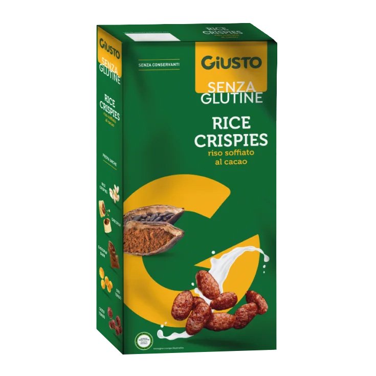 Rice Crispies Cacao Senza Glutine Giusto 250g PROMO