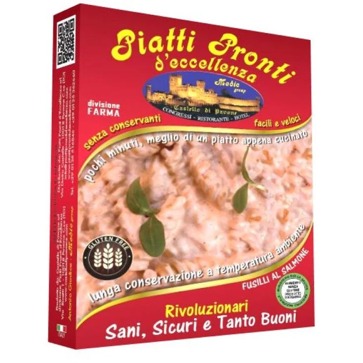 Piatti Pronti D'Eccellenza Fusilli Al Salmone Castello Di Pavone 130g