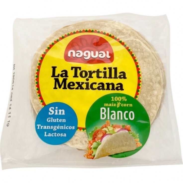 Tortillas Mais Bianco Nagual 10x20g