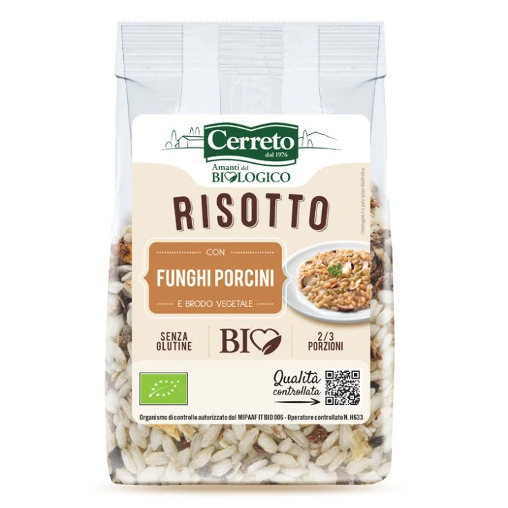 Risotto Con Funghi Porcini Bio Cerreto 210g