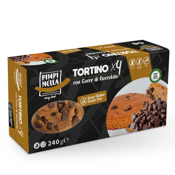 Tortino Gocce Di Cioccolato Pimpinella Food 240g