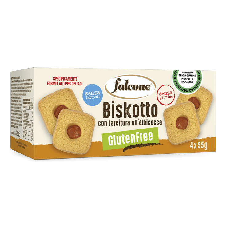 Biskotto All'Albicocca GlutenFree Falcone® 4x55g