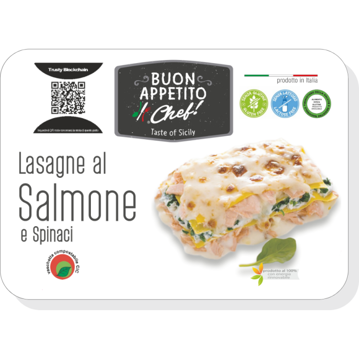 Lasagne Salmone E Spinaci Buon Appetito Chef 300g