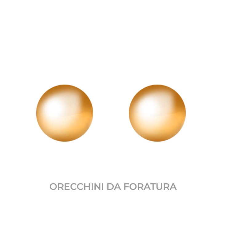 Orecchini da Foratura 10 Pallina Placcato Oro 3mm Inverness