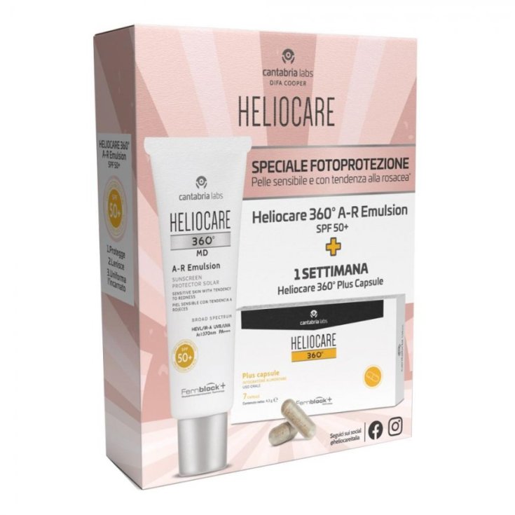 AR Emulsion SPF50 + Plus Integratore Heliocare 360