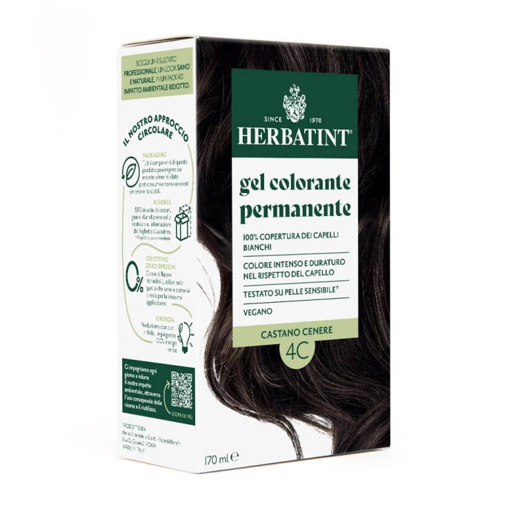 Gel Colorante Permanente 4C Castano Cenere&nbsp;Herbatint