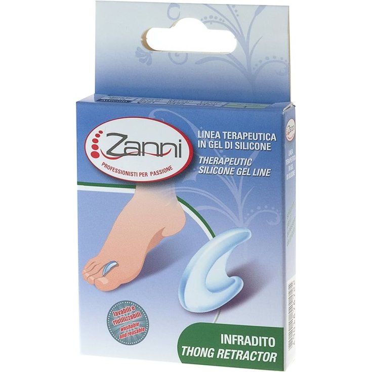 Infradito Gel Distanziatore Dita Piedi Tg.S/M 4 Pezzi