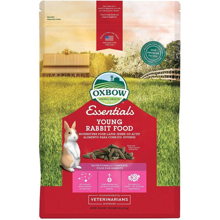 Young Rabbit Food Essential Oxbow 2,27Kg