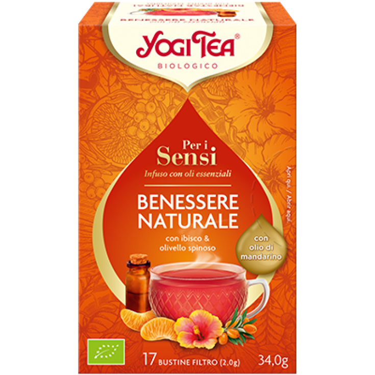 Infuso Biologico Per I Sensi Benessere Naturale Yogi Tea 17 Bustine Filtro