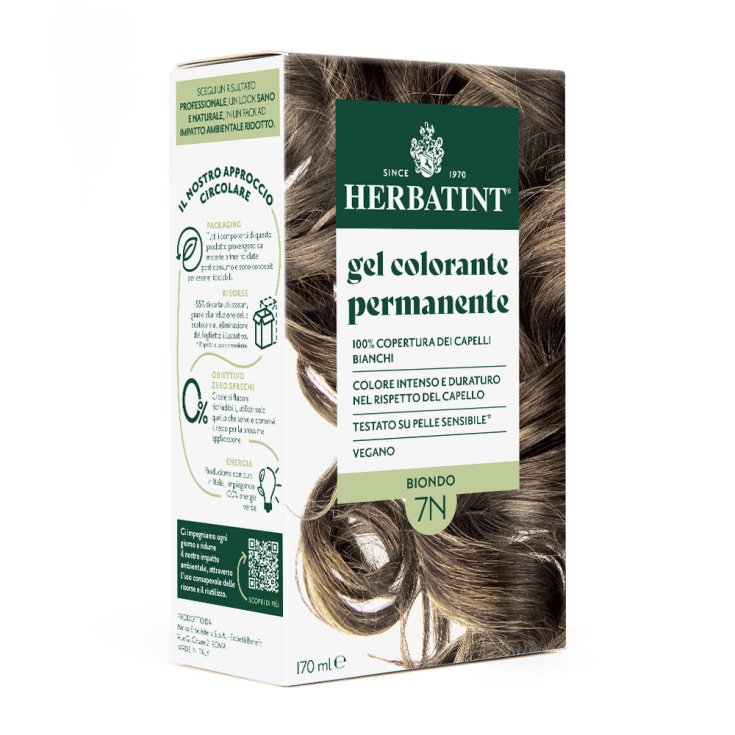 Gel Colorante Permanente 7N Biondo&nbsp;Herbatint 170ml