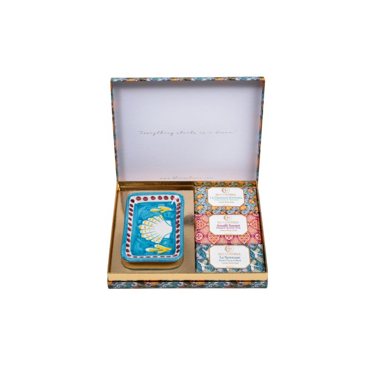 Lemon Gift Box  Blu Costiera 3 Saponi