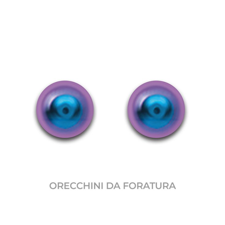 Orecchini da Foratura 510 Pallina Anodizzato Blue Inverness