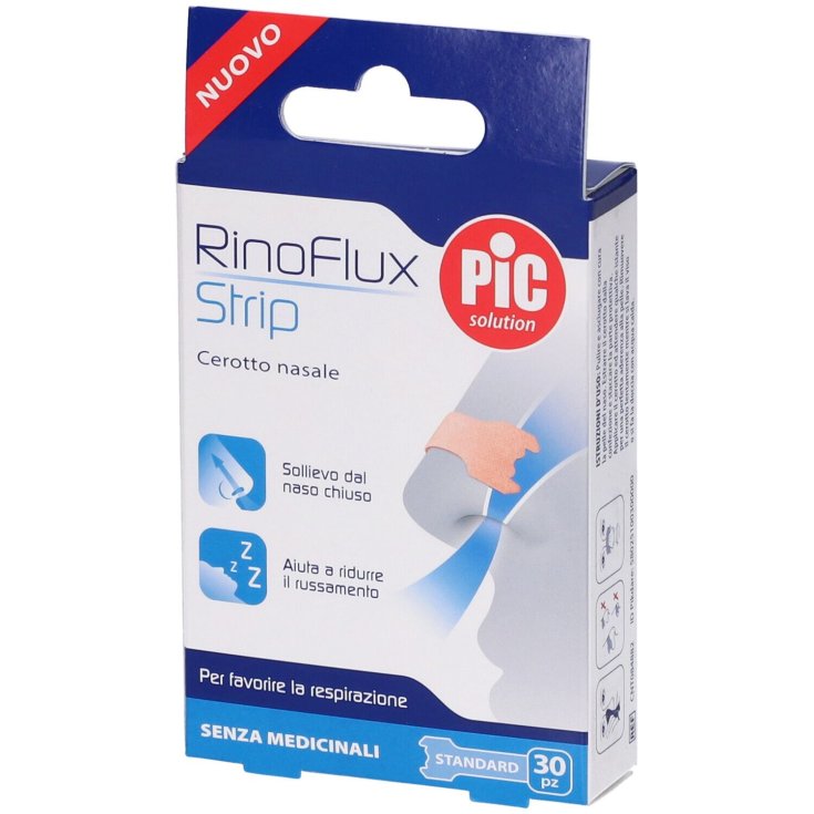 RinoFlux Strip Cerotto Nasale Misura Standard Pic Solution 30 Pezzi
