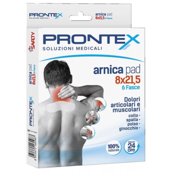 Arnica Pad 8x21,5cm Prontex 6 Pezzi