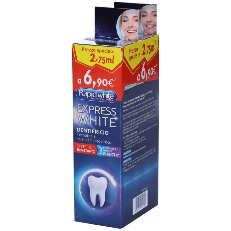 Dentifricio Express White Rapid White Bipack 150ml