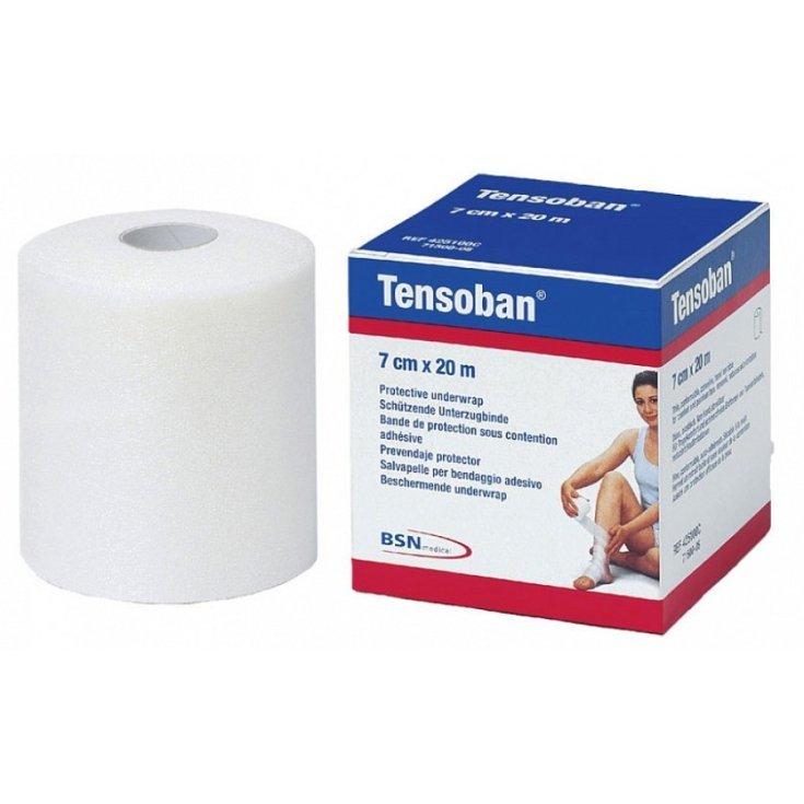 Salvapelle Elastico Tensoban 7cmx20m BSN