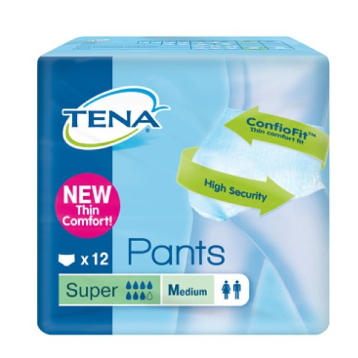 Pants Super M Tena 12 Pezzi 