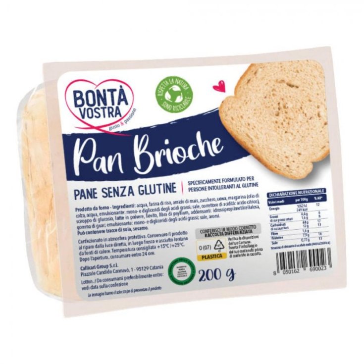 Pan Brioche Bontà Vostra 200g