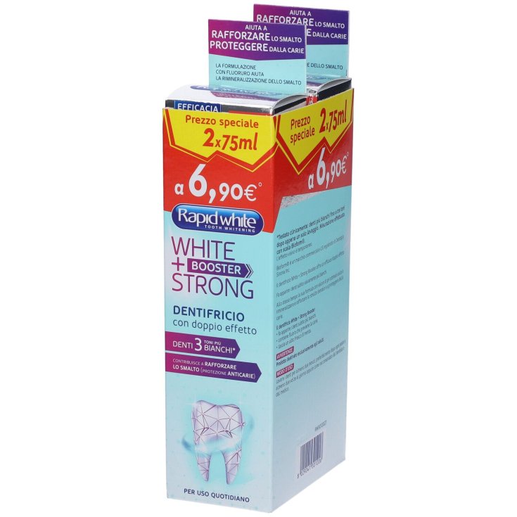 Dentifricio Sbiancante Rapid White Bipack 150ml