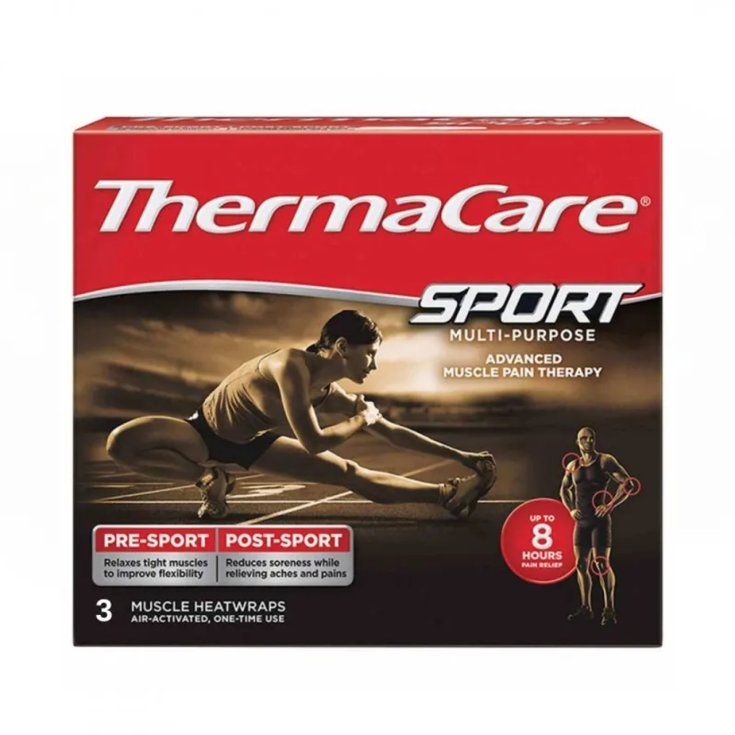 ThermaCare Sport 8H Cerotti 3 Pezzi