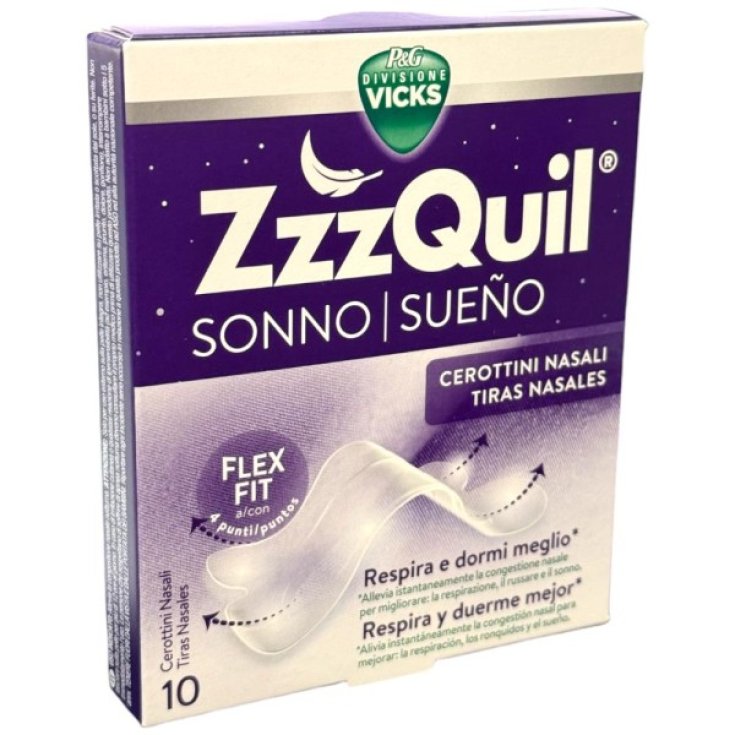 Strip Nasali ZzzQuil 10 Pezzi