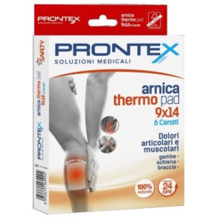 Arnica Thermo Pad 9x14cm Prontex 6 Cerotti