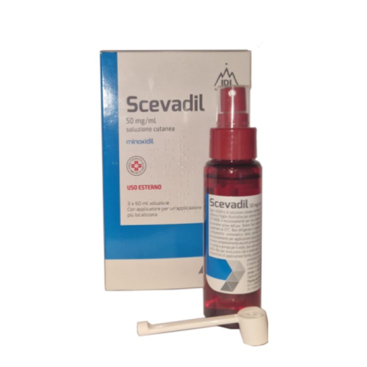 Scevadil Soluzione Cutanea 50mg/ml 3x60ml