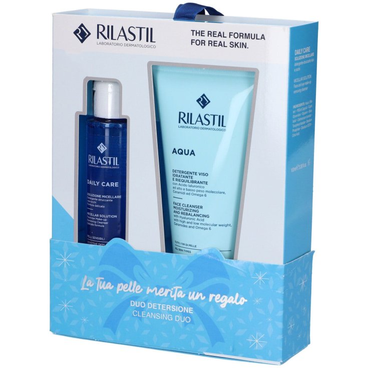 Daily Care Soluzione Micellare + Aqua Detergente Viso Rilastil 1 Set